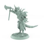 ratfolk throwing axe dynamic pose vermin armor