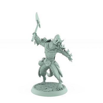 warcry ratfolk hero screaming miniature