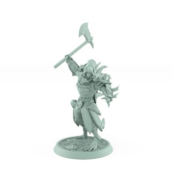 warcry ratfolk hero screaming miniature