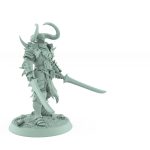 heavily armored fantasy warrior with twin swords from the unchained collection