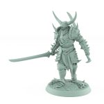 armored human fighter walking with twin swords from the unchained collection