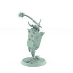 light armored chaos warrior with flail running mid charge from unchained collection