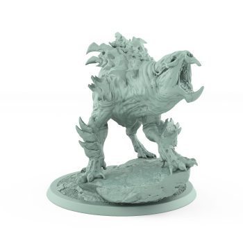 ratfolk warrior winding up axe attack pose
