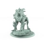 ratfolk warrior winding up axe attack pose