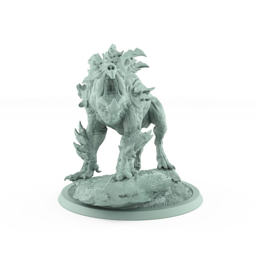 ratfolk warrior winding up axe attack pose