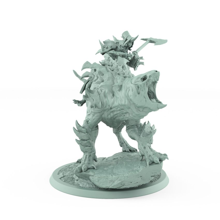 roaring plague beast mount with armored limbs and wild chitin spines