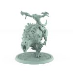 charging diseased rat mount covered in plague spikes ready for battle