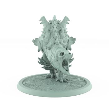 roaring plague rat mount carrying armored lancer ratfolk warrior