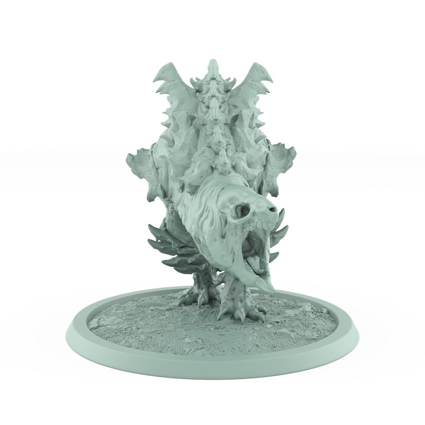 roaring plague rat mount carrying armored lancer ratfolk warrior