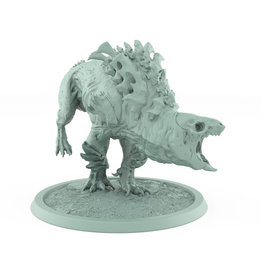 roaring plague rat mount carrying armored lancer ratfolk warrior