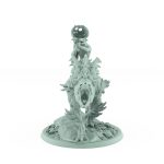 ratfolk barbarian horn riding beast miniature