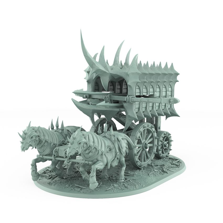 vampire creature clinging to stone pillar from Order Immortalis Collection