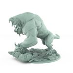 gargantuan unarmored rat beast miniature raw plague mutated form with muscle detail