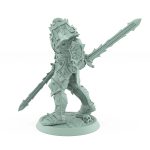 unchained commander attack dark armored fantasy knight with rune blades tabletop stl printable miniature