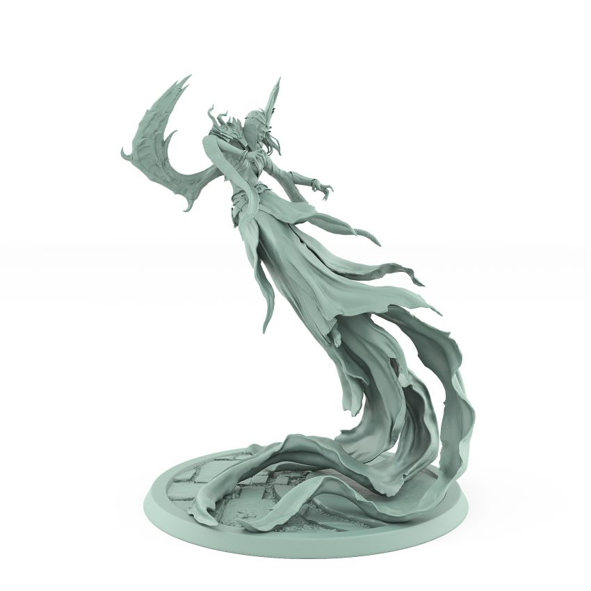 vampire queen floating female undead sorceress leader order immortalis