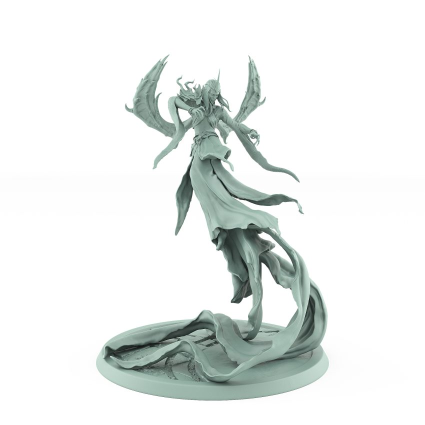 vampire queen floating female undead sorceress leader order immortalis