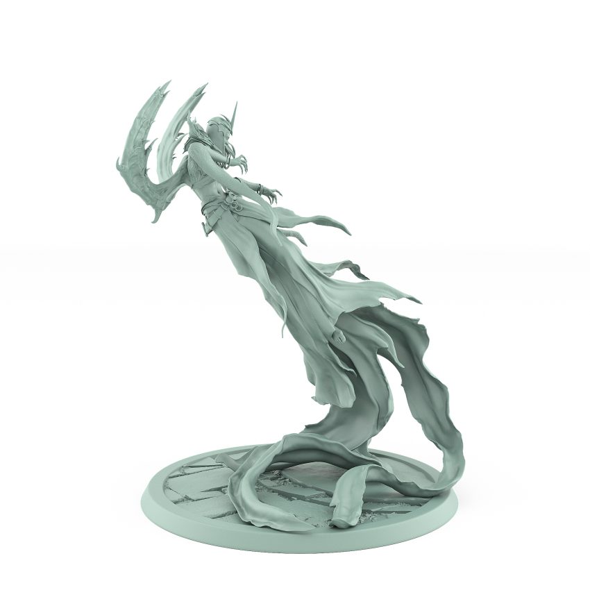 vampire queen floating female undead sorceress leader order immortalis