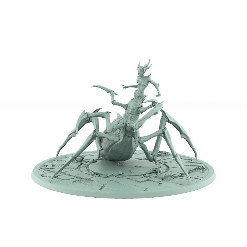 vampire queen spider horror monster undead boss woman base fantasy