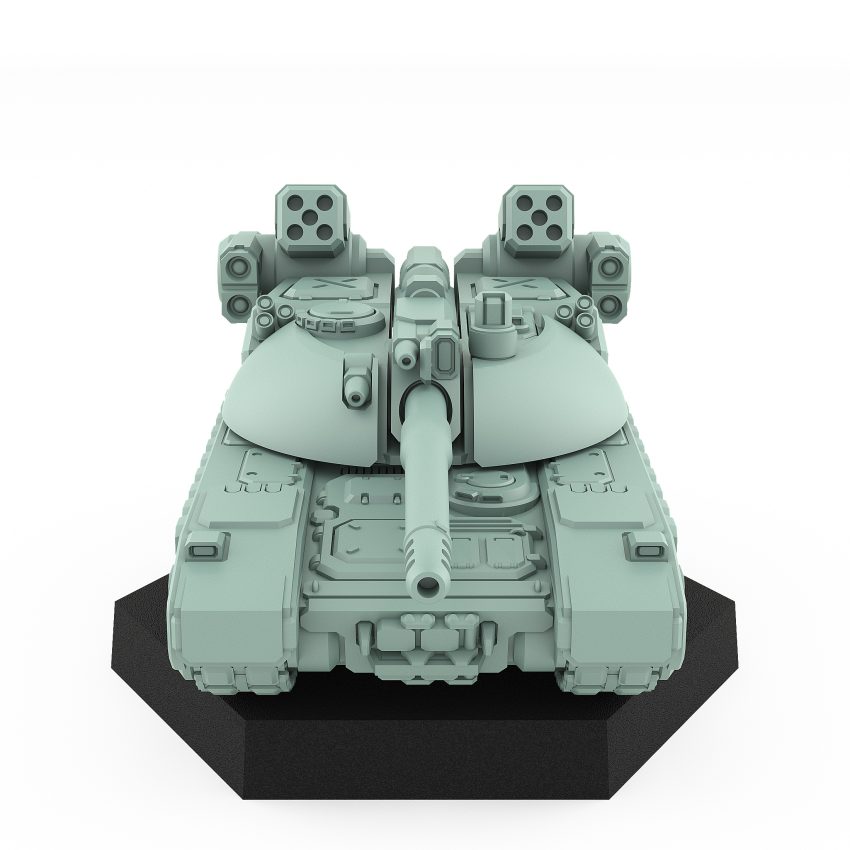 po cway inner sphere heavy tank resin miniature