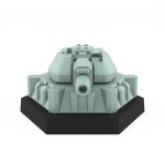turret h heavy defense gun emplacement model