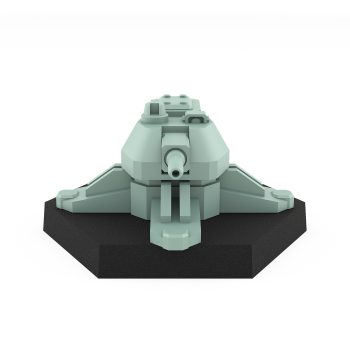 turret l light cannon emplacement model