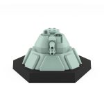 turret m double-barreled autocannon resin model
