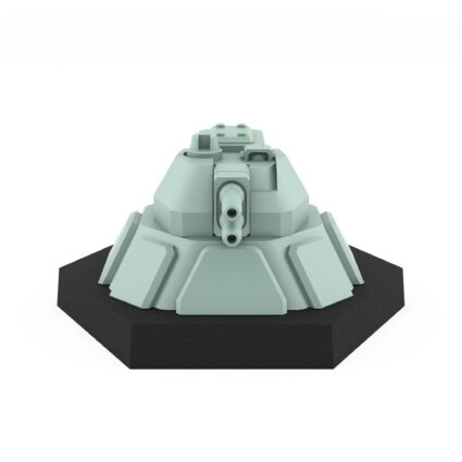 turret m double-barreled autocannon resin model