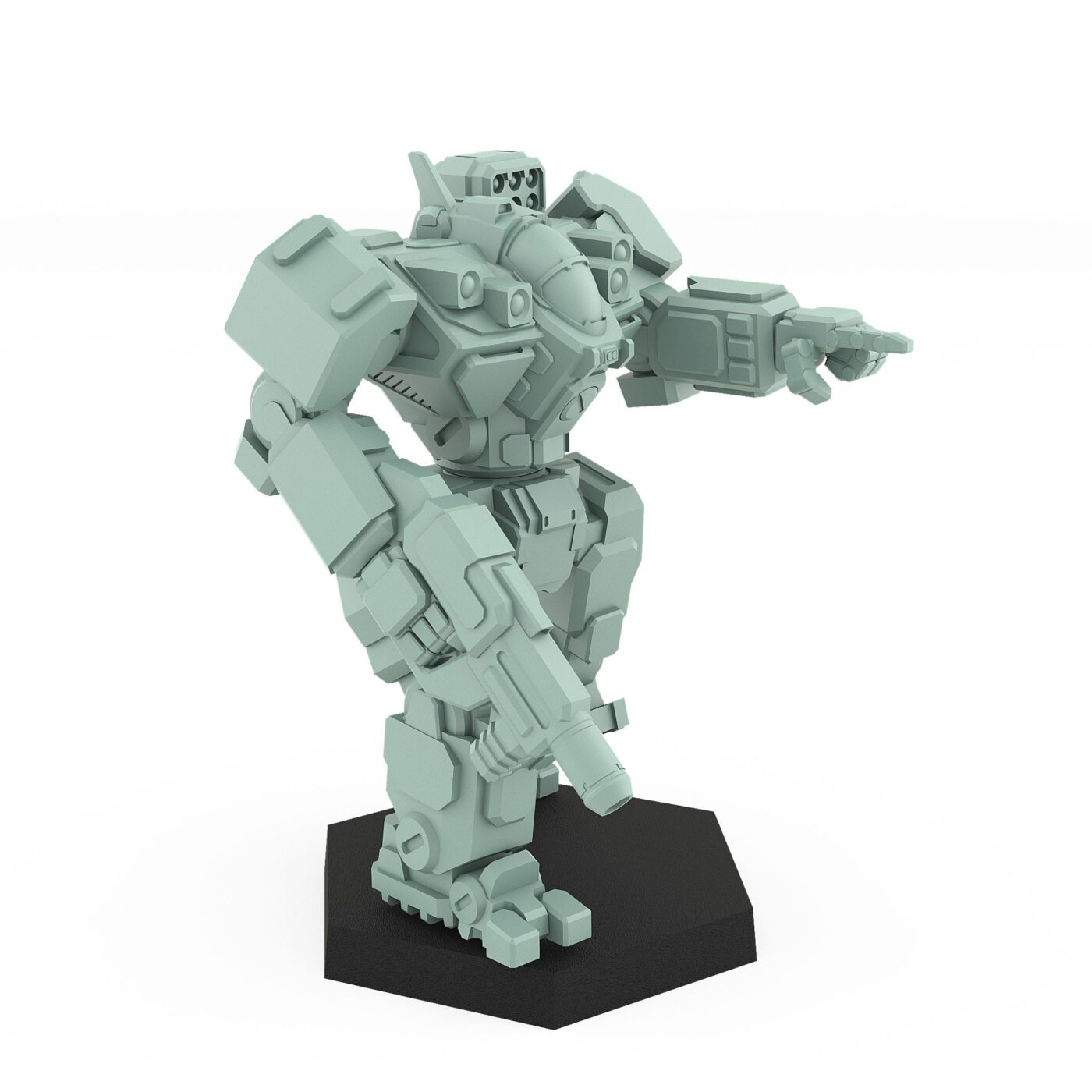 battlemaster 1g mech miniature for sci-fi tabletop games