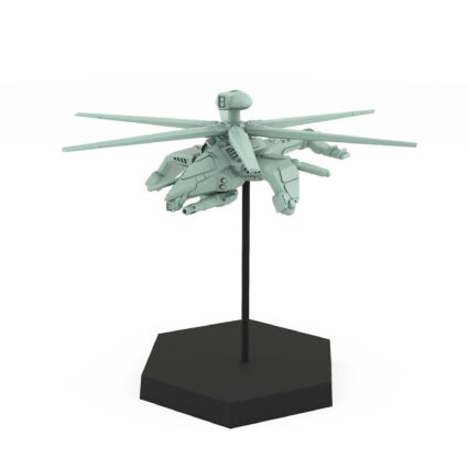 Donar aerospace helicopter miniature for tabletop wargames