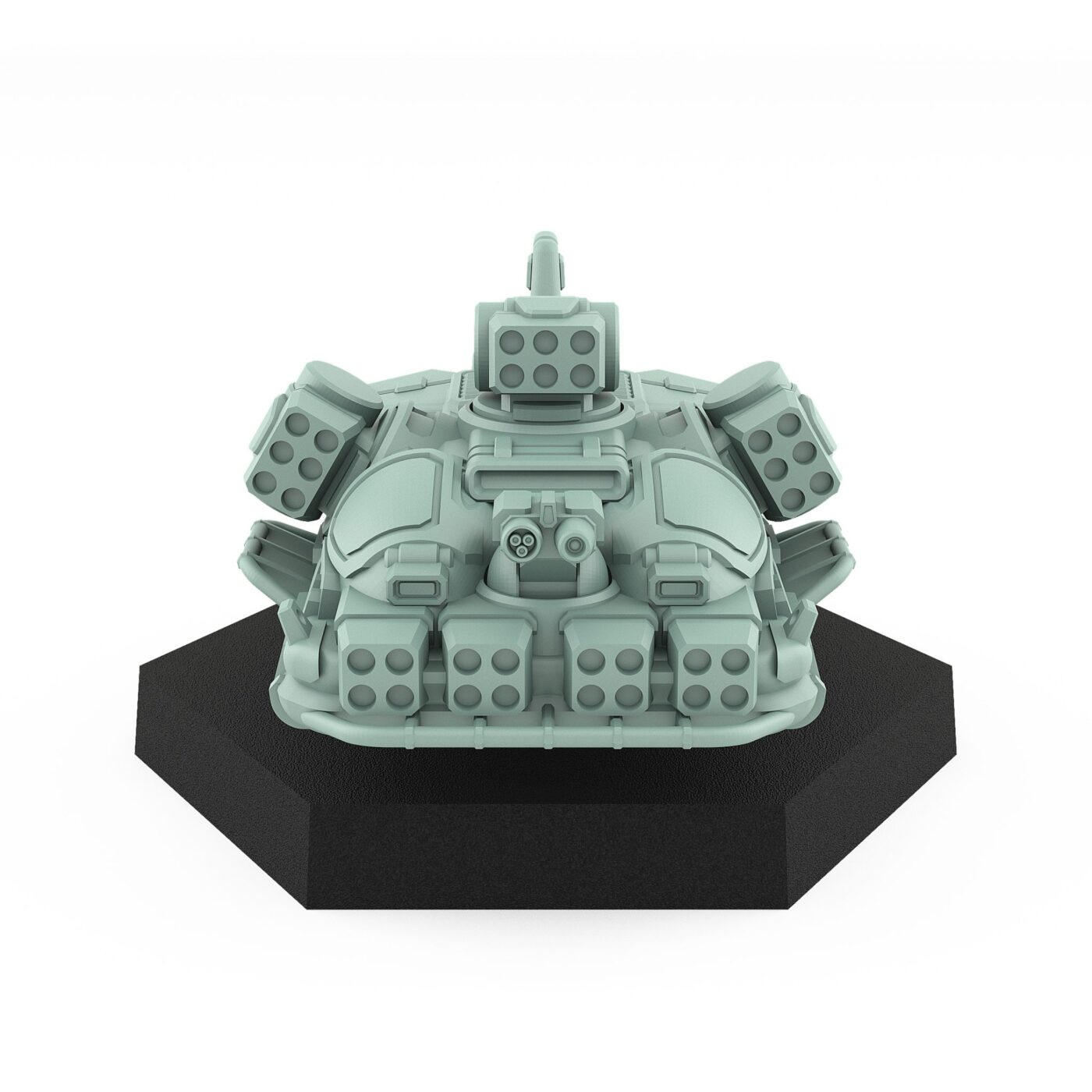 Jest MC hover tank miniature with missile turrets and hoverjets