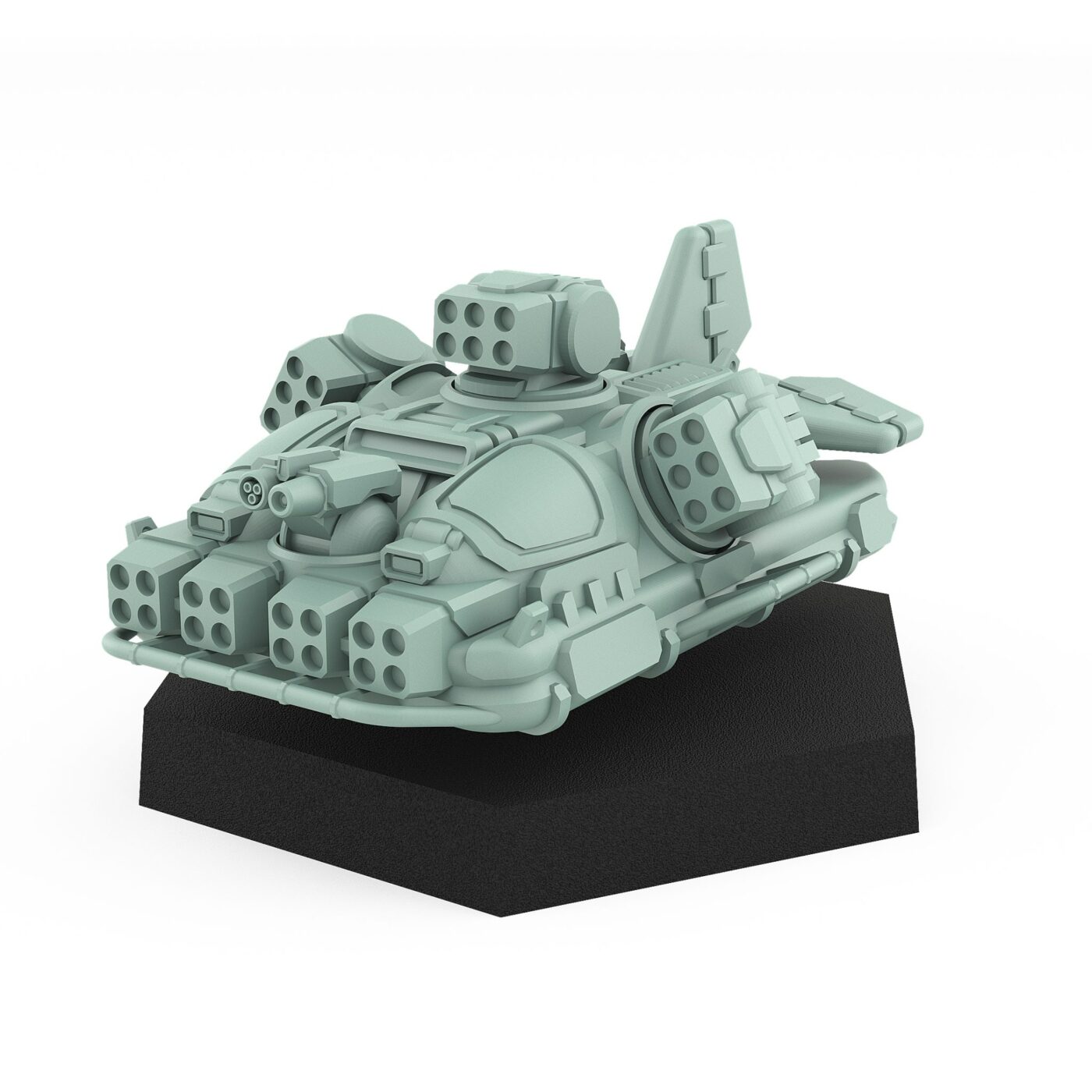 Jest MC hover tank miniature with missile turrets and hoverjets