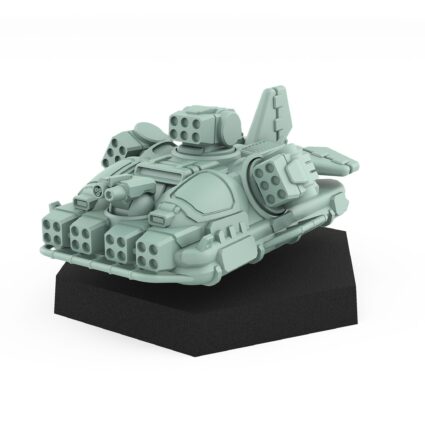 Jest MC hover tank miniature with missile turrets and hoverjets