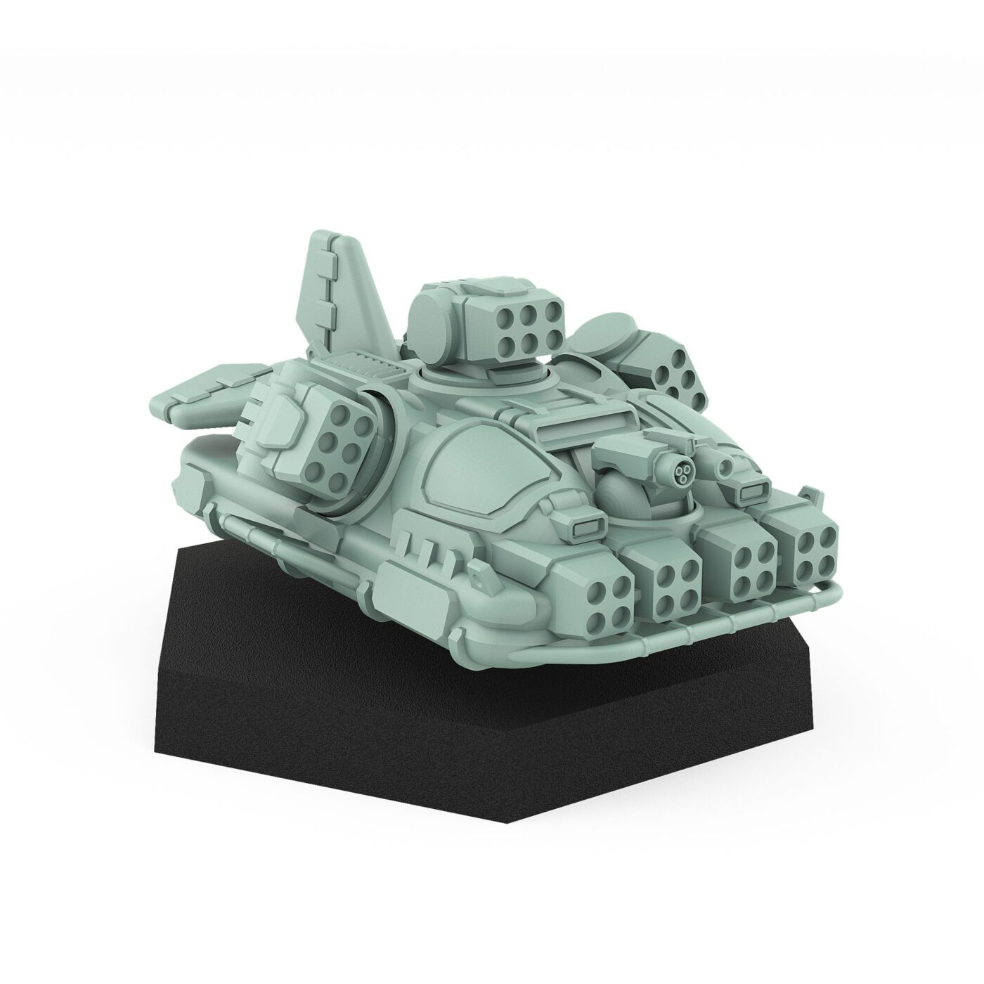 Jest MC hover tank miniature with missile turrets and hoverjets