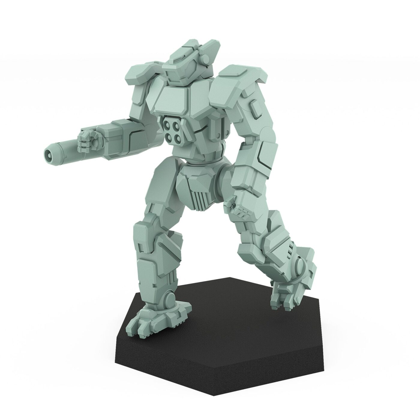 Panter 9R light mech with PPC and missile rack