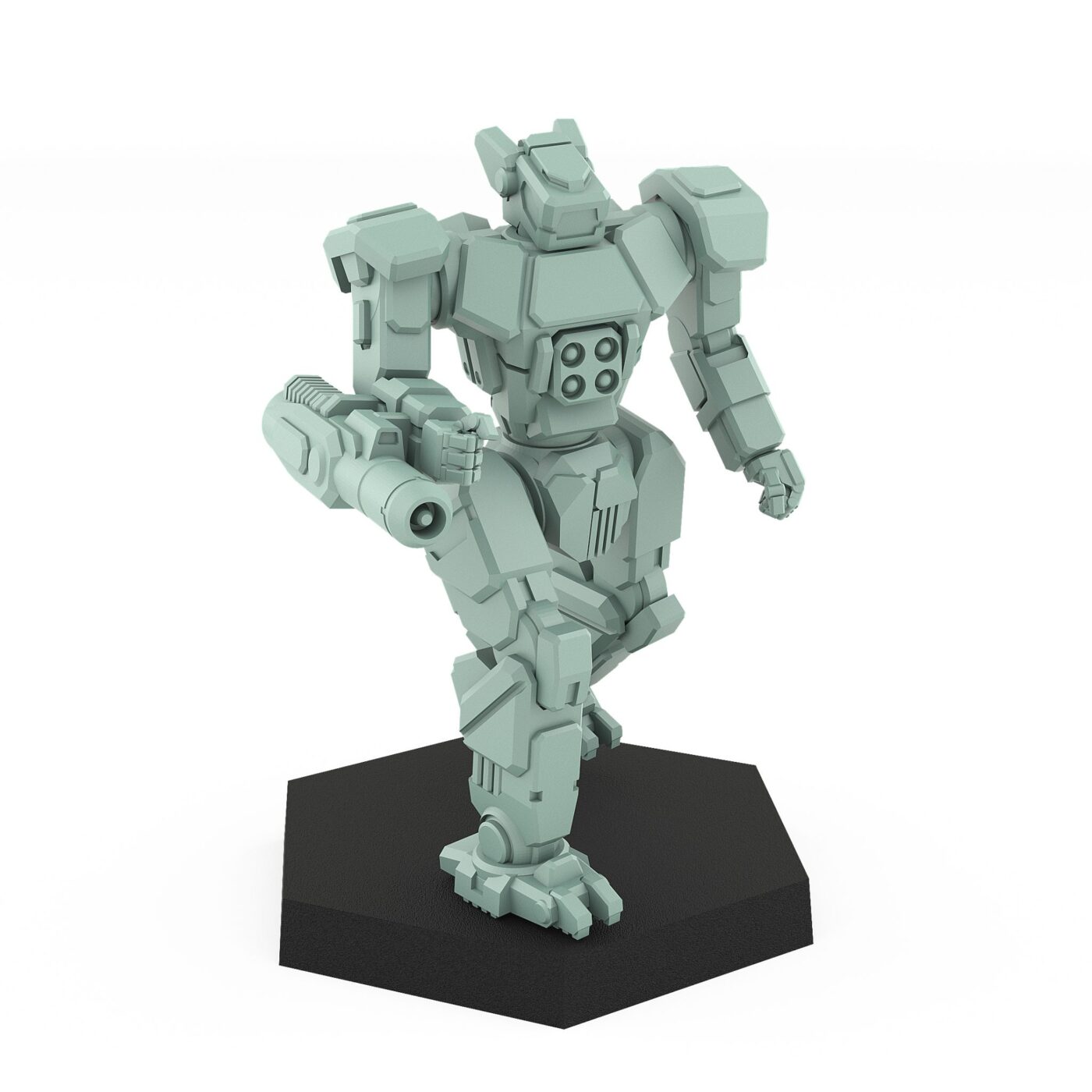 Panter 9R light mech with PPC and missile rack