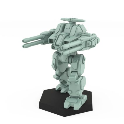 Rifleman miniature with dual autocannons and radar system