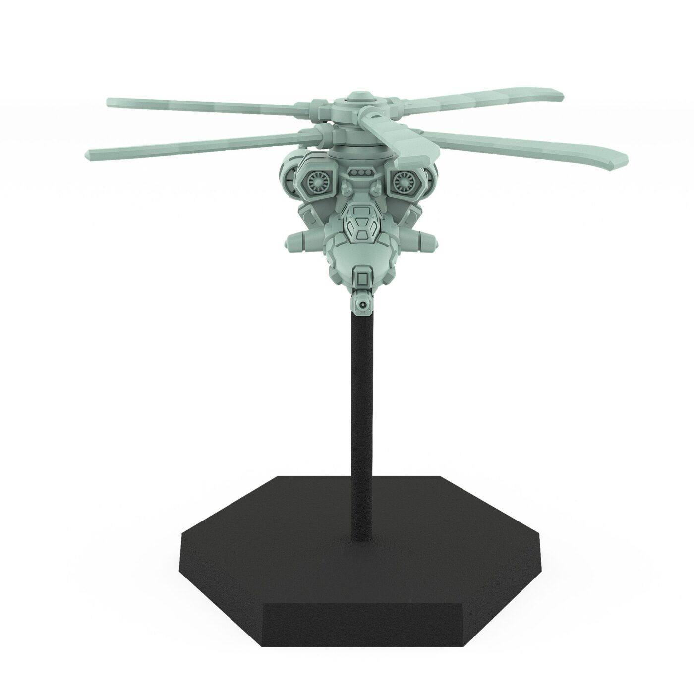 DI Multipurpose VTOL aircraft with front cannons and missile pods