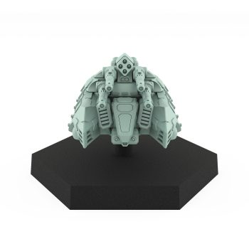 Epo HT hover tank miniature with quad cannons and missile launcher