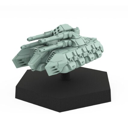 Epo HT hover tank miniature with quad cannons and missile launcher