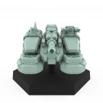 SAM Destroyer hover tank with heavy cannon and anti-air turrets
