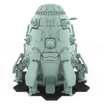 Shatol Overlord sci-fi dropship terrain piece for tabletop games