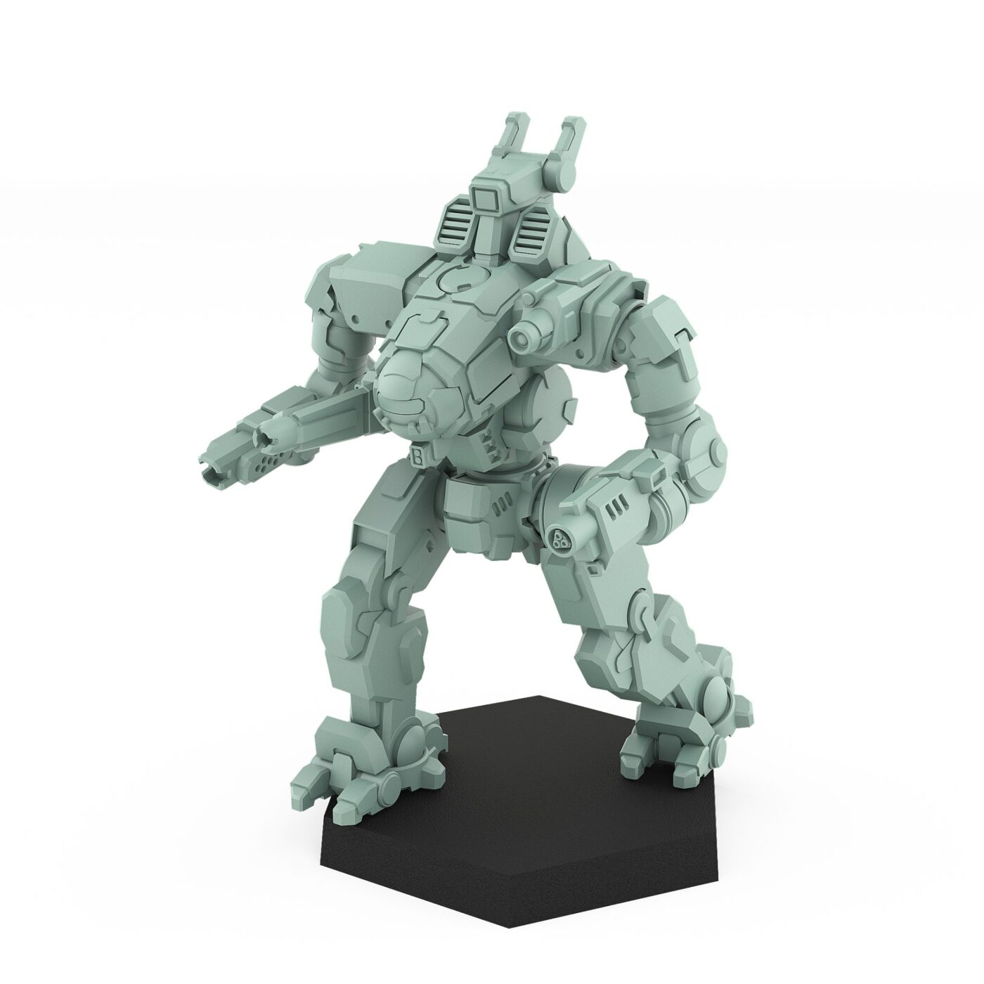 Vulcnchik light mech wargaming miniature resin sci-fi model