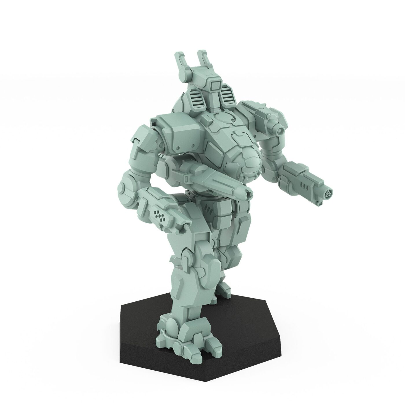 Vulcnchik light mech wargaming miniature resin sci-fi model