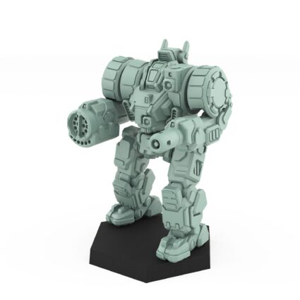 Zeus 6A resin 3d printed heavy assault mech wargaming miniature