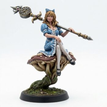 Alicia Wonder - Painted 3D Printed Miniature