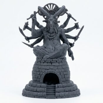 Altar of Maleshi - Gray Resin 3D Printed Miniature