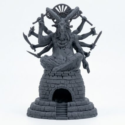 Altar of Maleshi - Gray Resin 3D Printed Miniature