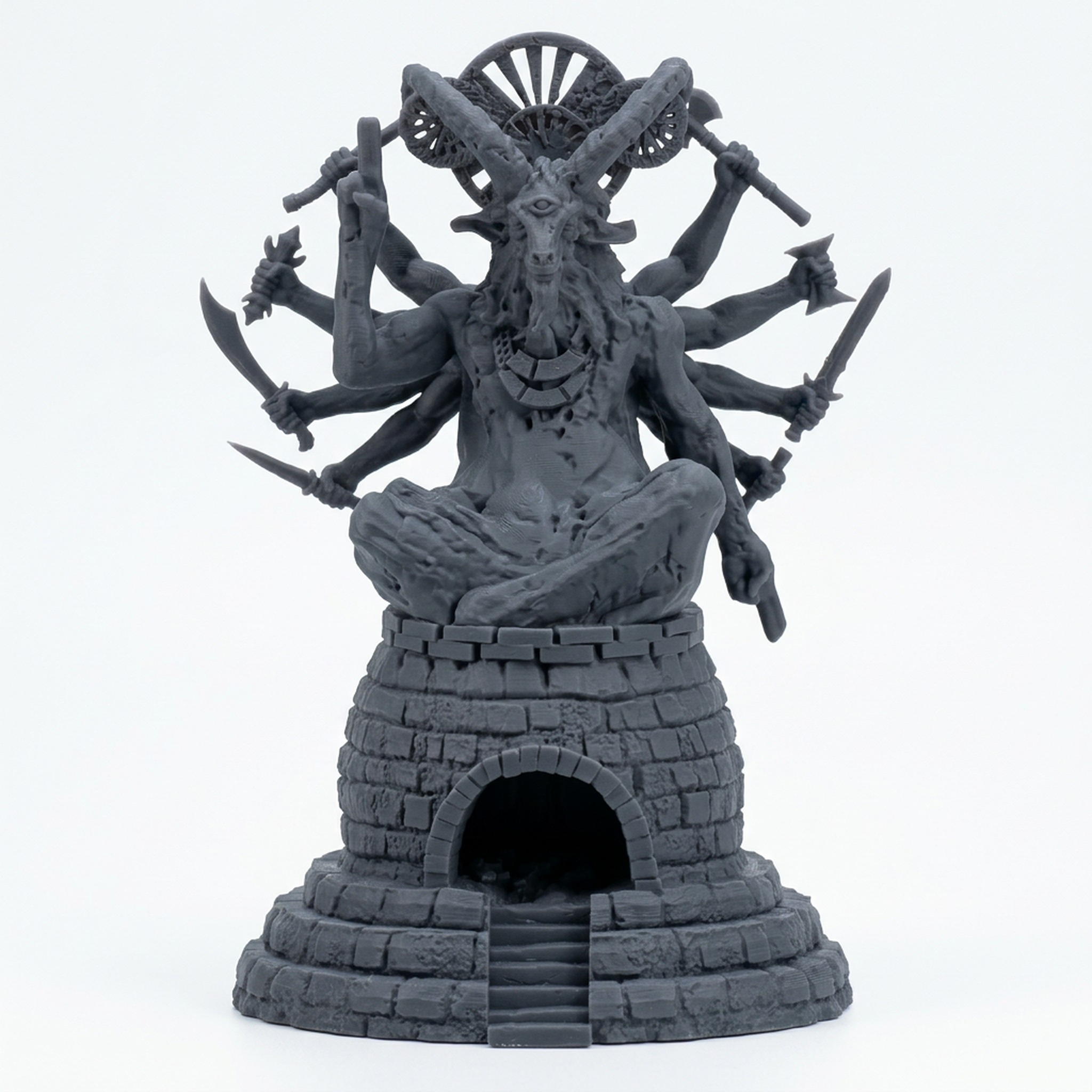 Altar of Maleshi - Gray Resin 3D Printed Miniature