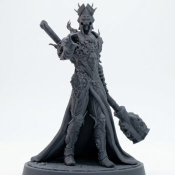 Anak Noble B - Gray Resin 3D Printed Miniature