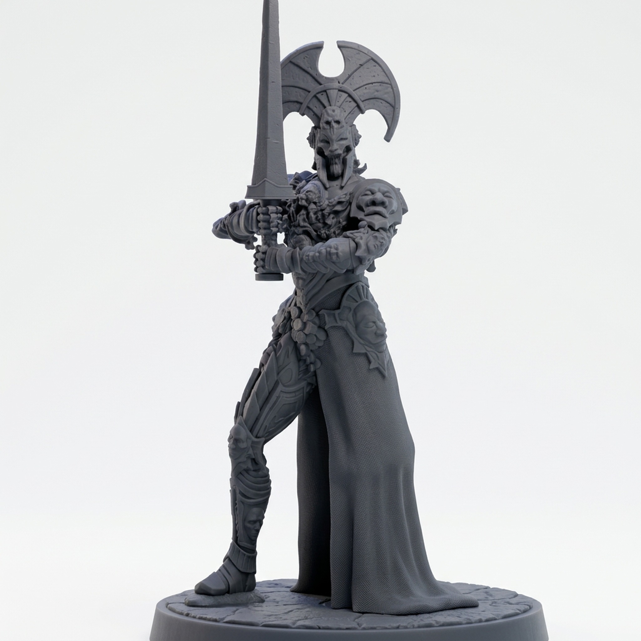 Anak Noble C - Gray Resin 3D Printed Miniature